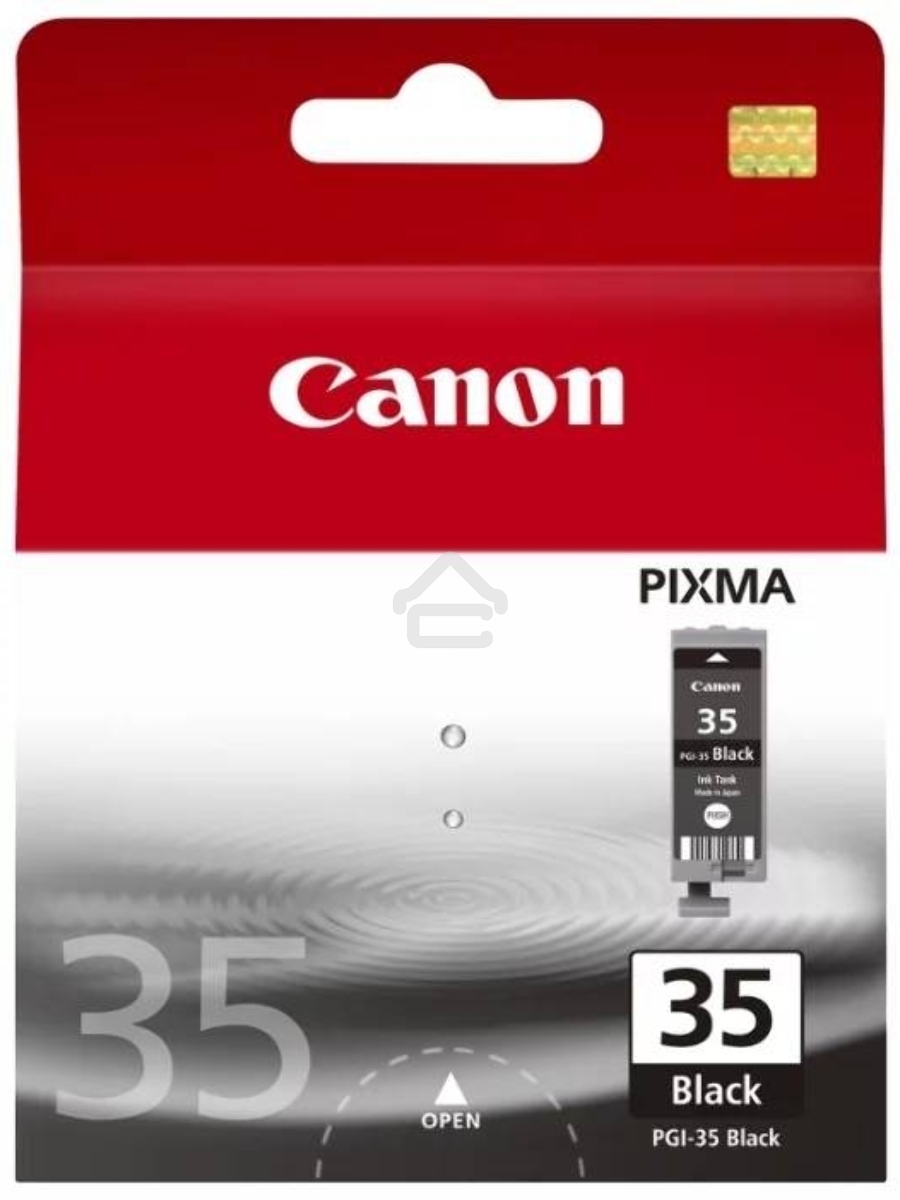 Картридж струйный Canon PGI-35Bk (1509B001) черный (9.30 мл, 200 стр.) для Canon PIXMA iP100, iP110