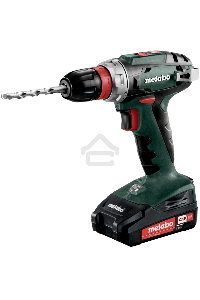Дрель-шуруповерт Metabo BS 18 Quick 602217500, Аккумуляторный, 18В, 2 АКБ, Кейс