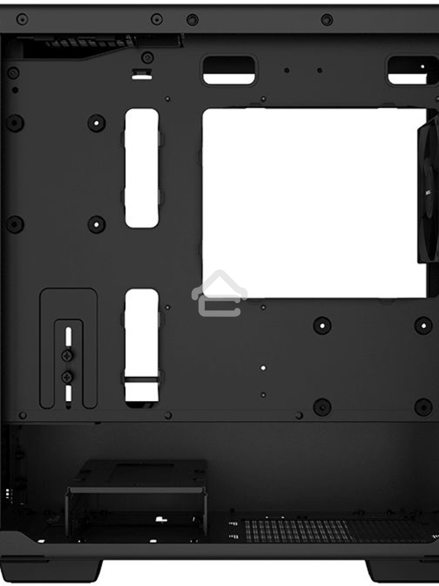 Компьютерный корпус Deepcool CH370 черный без БП mATX 1x120mm 1xUSB2.0 1xUSB3.0 audio bott PSU