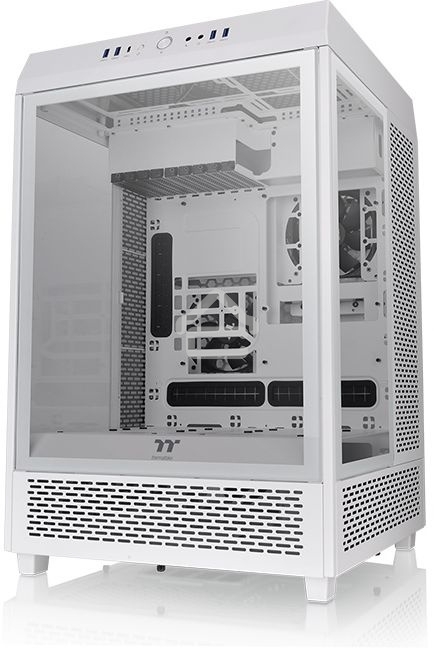 Компьютерный корпус Thermaltake The Tower 500 Snow CA-1X1-00M6WN-00 White,Win,SPCC,Tempered Glass*3,120мм Standard Fan*2