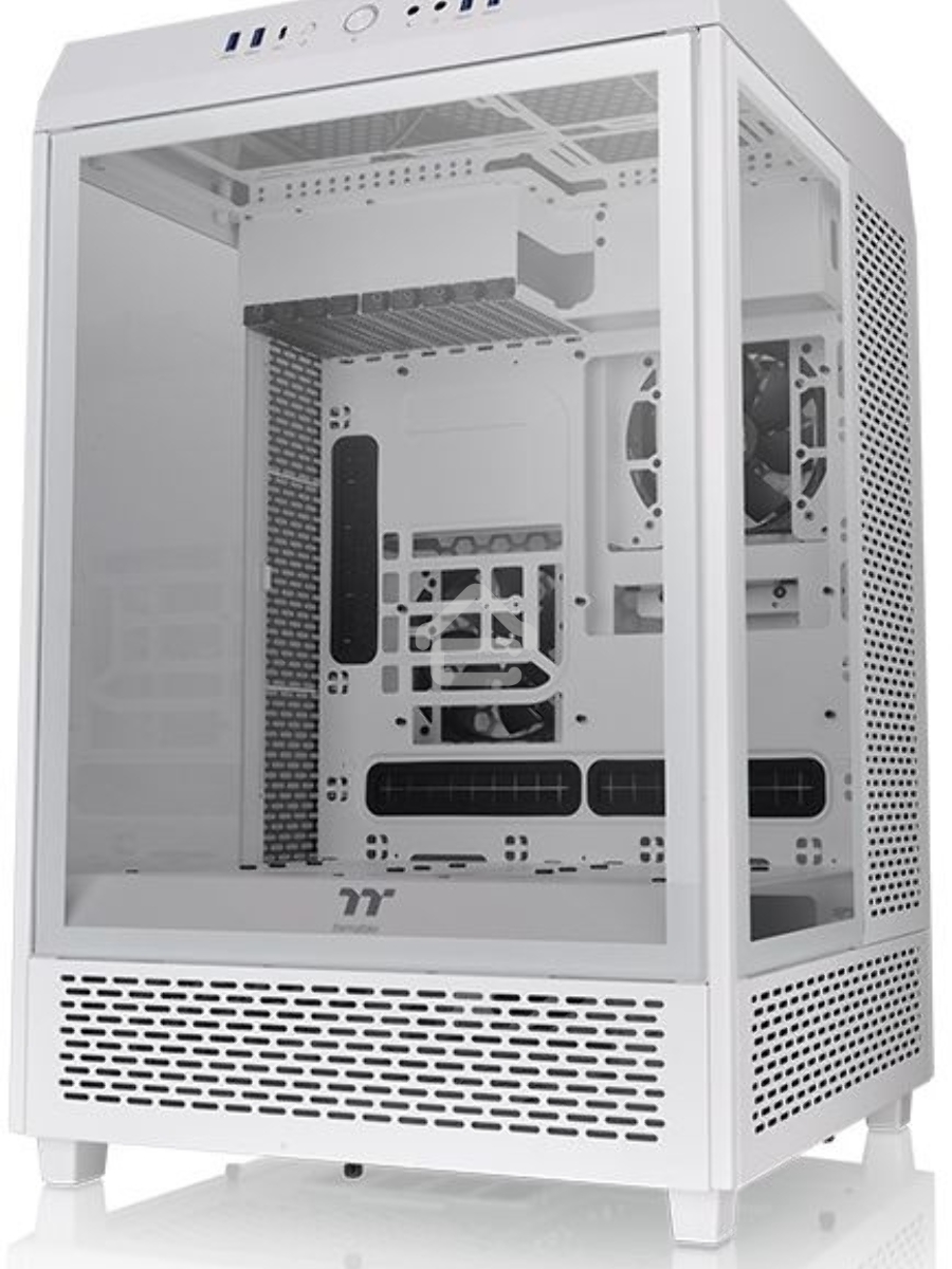 Компьютерный корпус Thermaltake The Tower 500 Snow CA-1X1-00M6WN-00 White,Win,SPCC,Tempered Glass*3,120mm Standard Fan*2