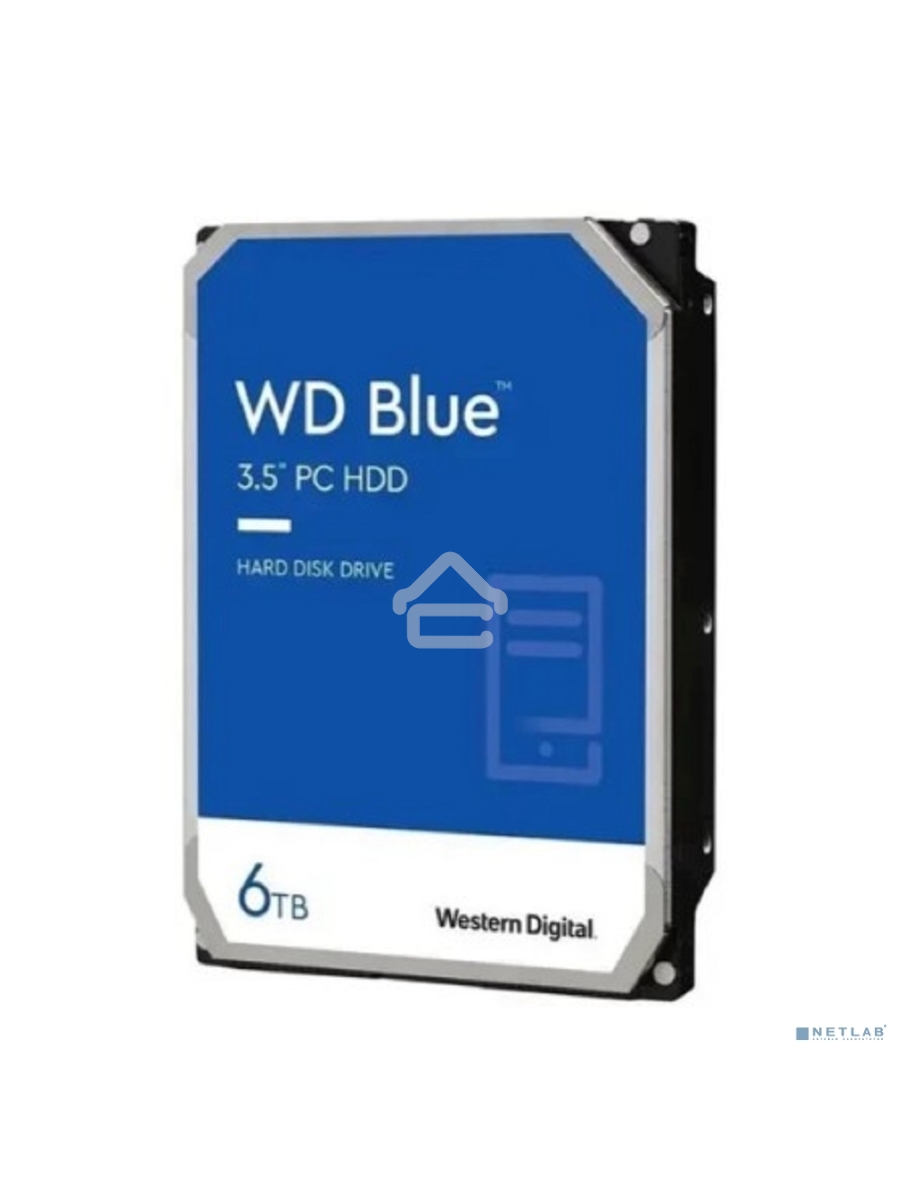 Жесткий диск Western Digital SATA 6TB 6GB/S 256MB BLUE WD60EZAX WDC
