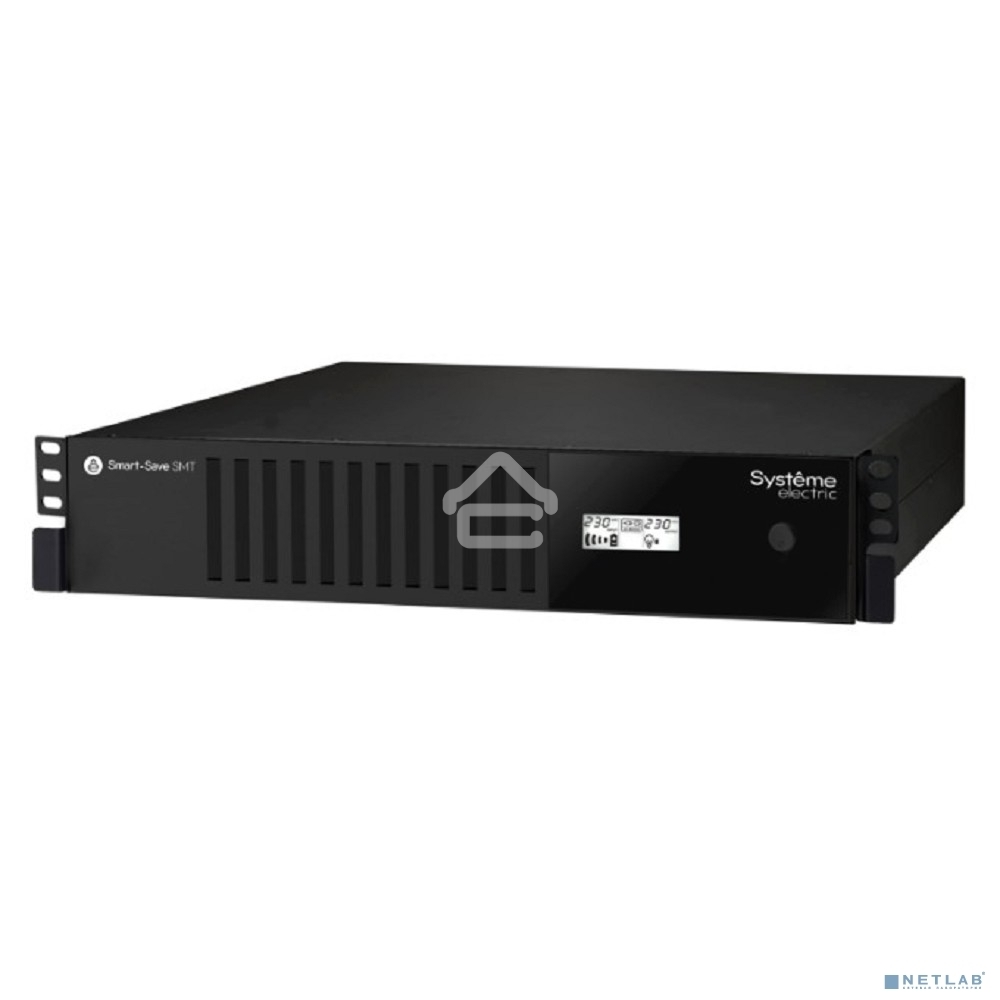 Источник бесперебойного питания Systeme Electriс Smart-Save SMT, 3000VA/1800W, RM 2U, Line-Interactive, LCD, Out: 230V 8xC13, SNMP Intelligent Slot, USB, RS-232