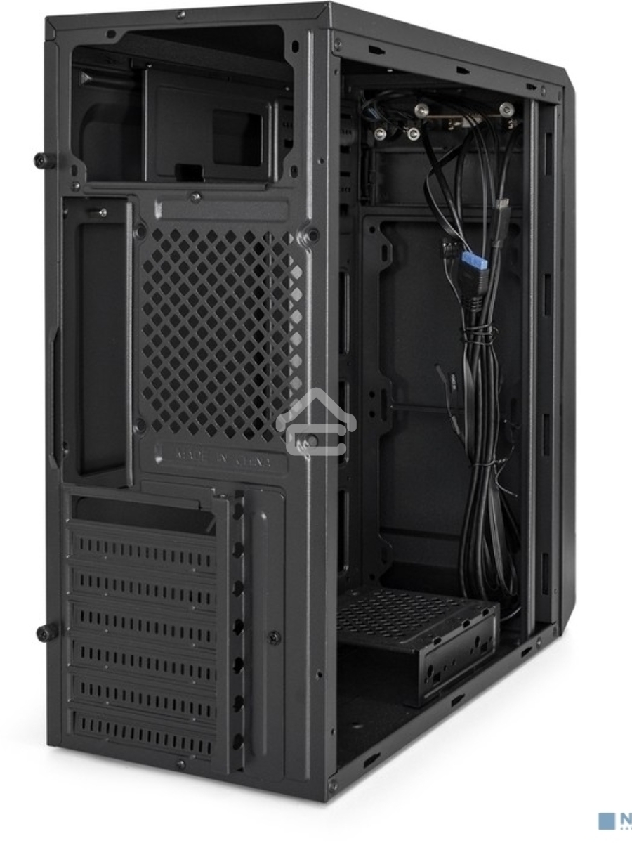 Компьютерный корпус Miditower ExeGate XP-332UC-XP600 (ATX, XP600 с вент. 12см, 2*USB3.0+1*TypeC, аудио, черный)