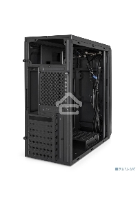 Компьютерный корпус Miditower ExeGate XP-332UC-XP600 (ATX, XP600 с вент. 12см, 2*USB3.0+1*TypeC, аудио, черный)