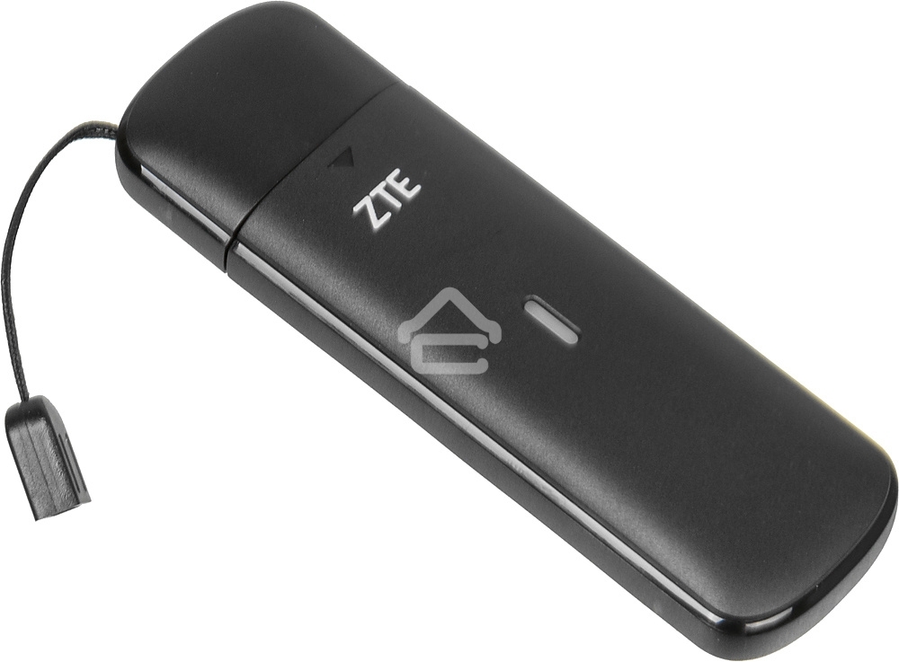 Модем ZTE MF833 2G/3G/4G USB Firewall +Router внешний черный
