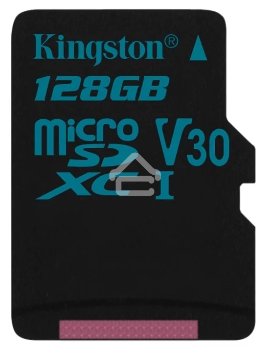 Флеш карта microSDHC 128Gb microSDXC Kingston SDCS2/128Gb Class10 UHS-I Canvas Select up to 100Mb/s с адапт.