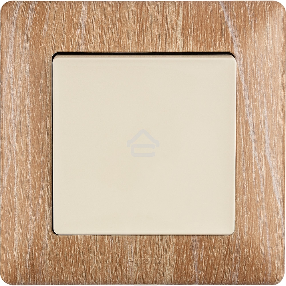 Механизм выключателя 1-кл. СП Valena Life 10А IP20 250 В 10АХ с лицевой панелью; безвинтовые зажимы сл. кость Legrand 752501