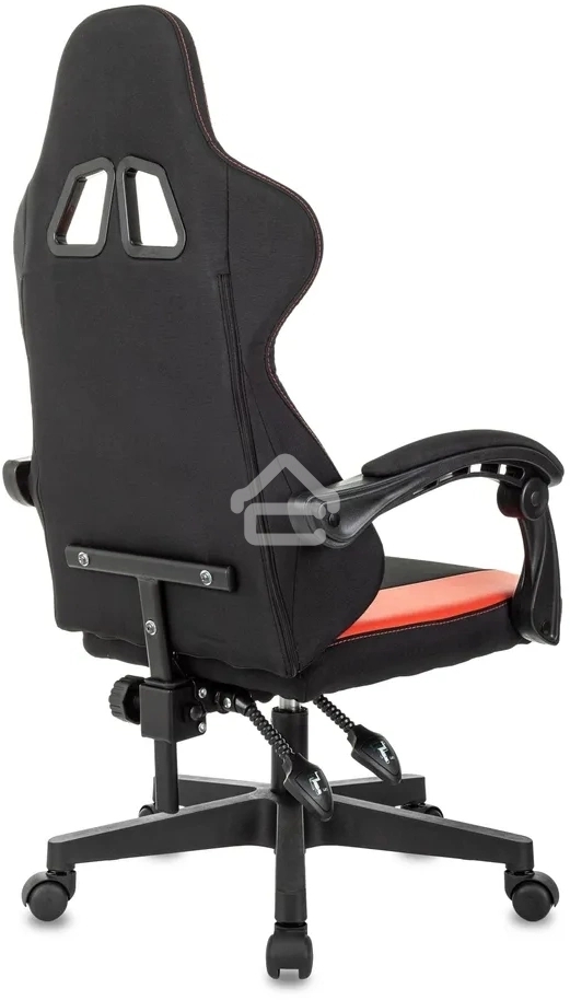 Кресло игровое Zombie Rudger черный/красный