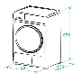 Сушильная машина MONSHER MDM 631 Blanc белый, 8 кг, сушка - тепловой насос, программ - 16, 59.5 x 84.5 x 62.5 см