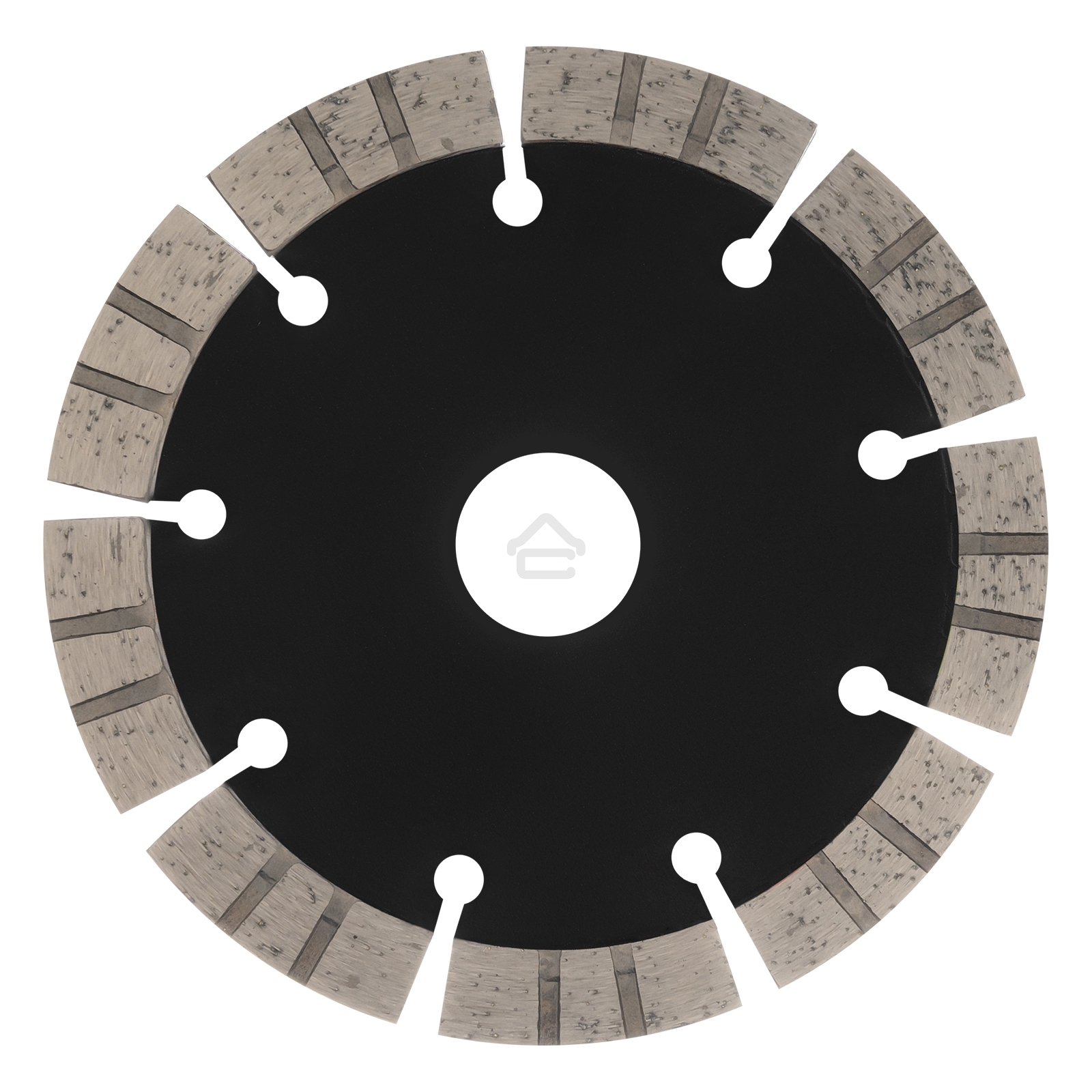 Диск алмазный отрезной Denzel ф125 х 22,2 мм, Сегментный, сухое резание, HWD92