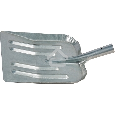 Лопата СИБРТЕХ 61536380х370мм без черенка стальная оцинкованная для снега