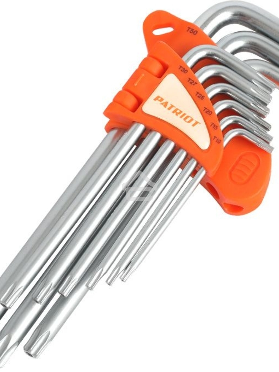 Набор ключей PATRIOT SKТ-9L, TORX, длинные, T10-T50, CRV, 9 шт