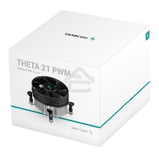 Кулер для процессора DEEPCOOL THETA 21 PWM 1700 черный, 92 мм, алюминий, 2400 об/мин, 30.2 дБ, 4 pin, 95 Вт, 72 мм