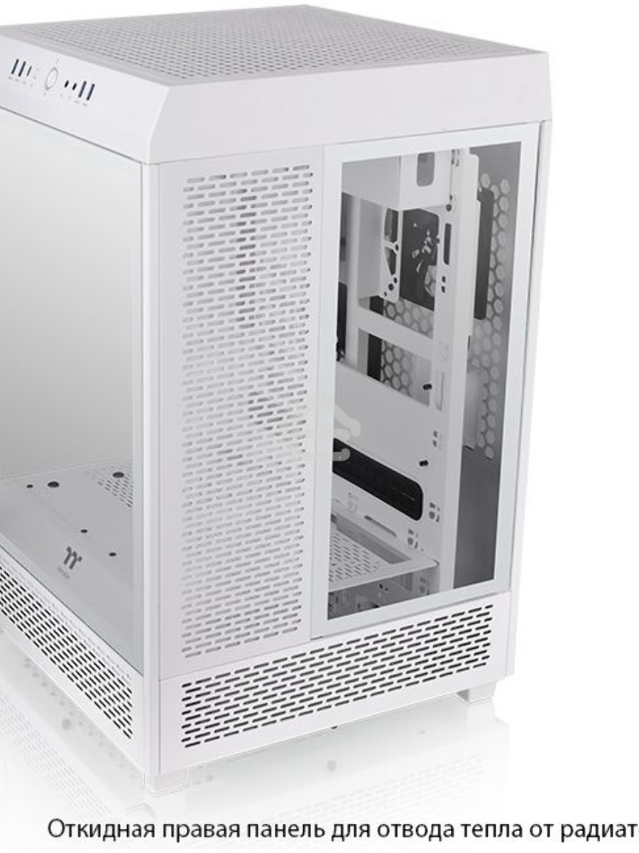 Компьютерный корпус Thermaltake The Tower 500 Snow CA-1X1-00M6WN-00 White,Win,SPCC,Tempered Glass*3,120mm Standard Fan*2
