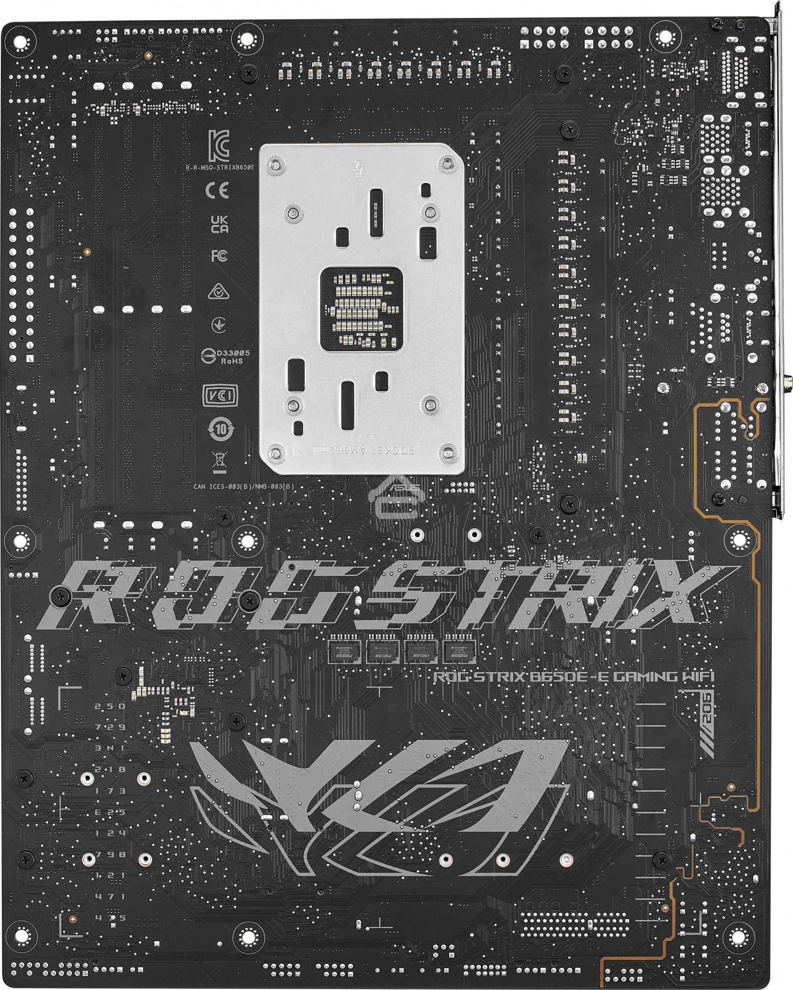 Материнская плата ASUS ROG STRIX B650E-E GAMING WIFI, AM5, AMD B650, 4xDDR5, 4xSATA, 4xM.2, 1xPCI-E 4.0 x4, 1xPCI-E 5.0 x8, 1xPCI-E 5.0 x16, 1xDP, 1xHDMI, 1x 2.5Gb LAN, 4xUSB-A 3.2 Gen 2, 6xUSB-A 3.2 Gen 2, 1xUSB-C 3.2 Gen 2, 1xUSB-C 3.2 Gen 2x2, 5x3.5 мм