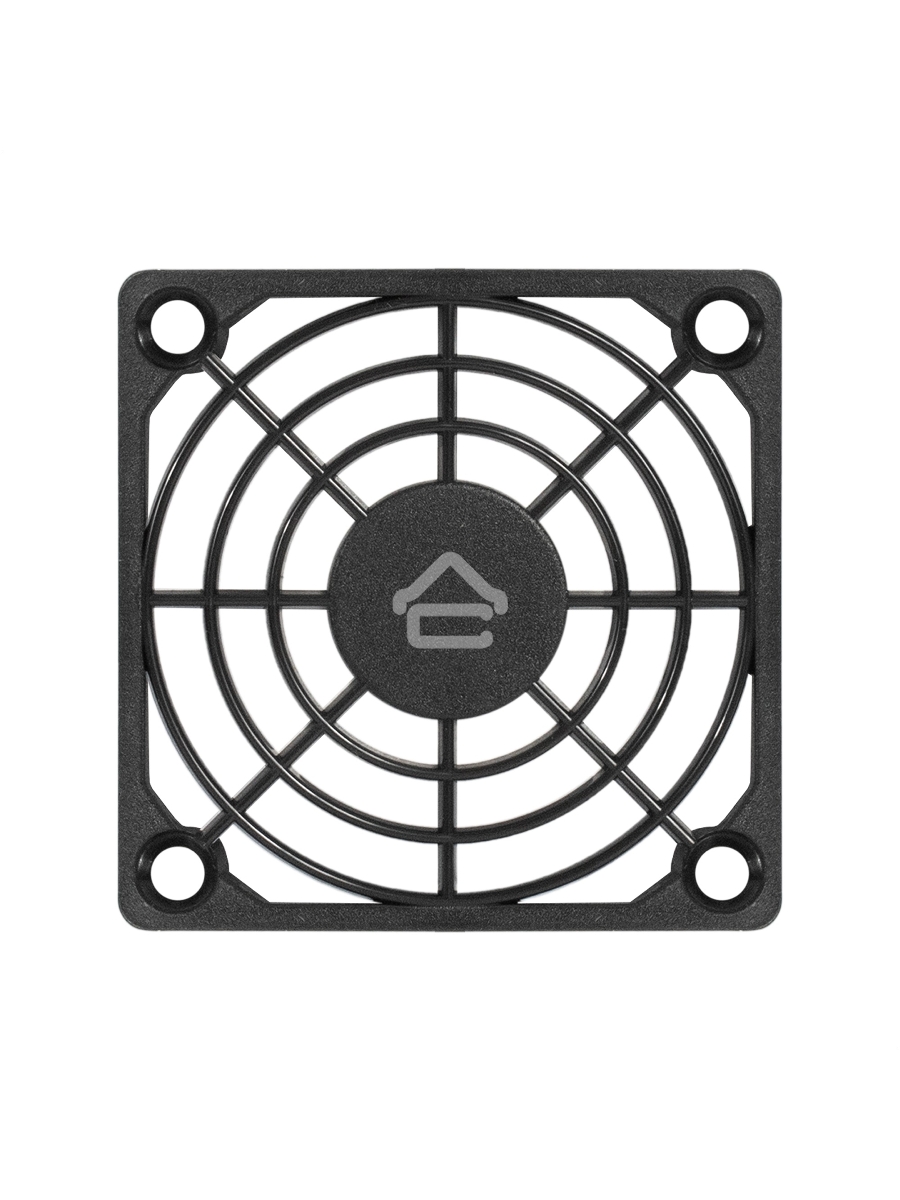 Решетка для вентилятора 60x60 ExeGate EG-060PSB (60x60 мм, пластиковая, квадратная, черная)