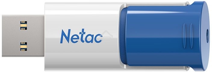 Флешка USB Netac U182 (NT03U182N-512G-30BL), 512Gb, USB 3.0, R/W 70/30, синий/белый