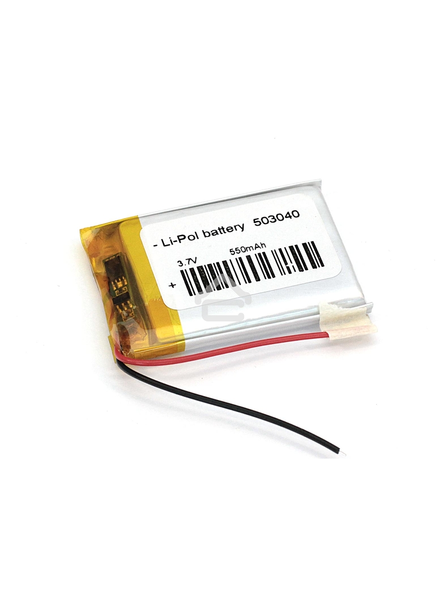 Аккумулятор Li-Pol (батарея) 5*30*40мм 2pin 3.7V/550mAh