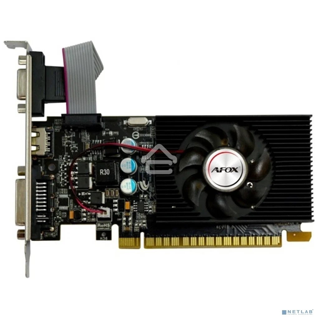 Видеокарта AFOX NVIDIA GeForce GT710 2GB DDR3 64BIT DVI HDMI VGA LP RTL