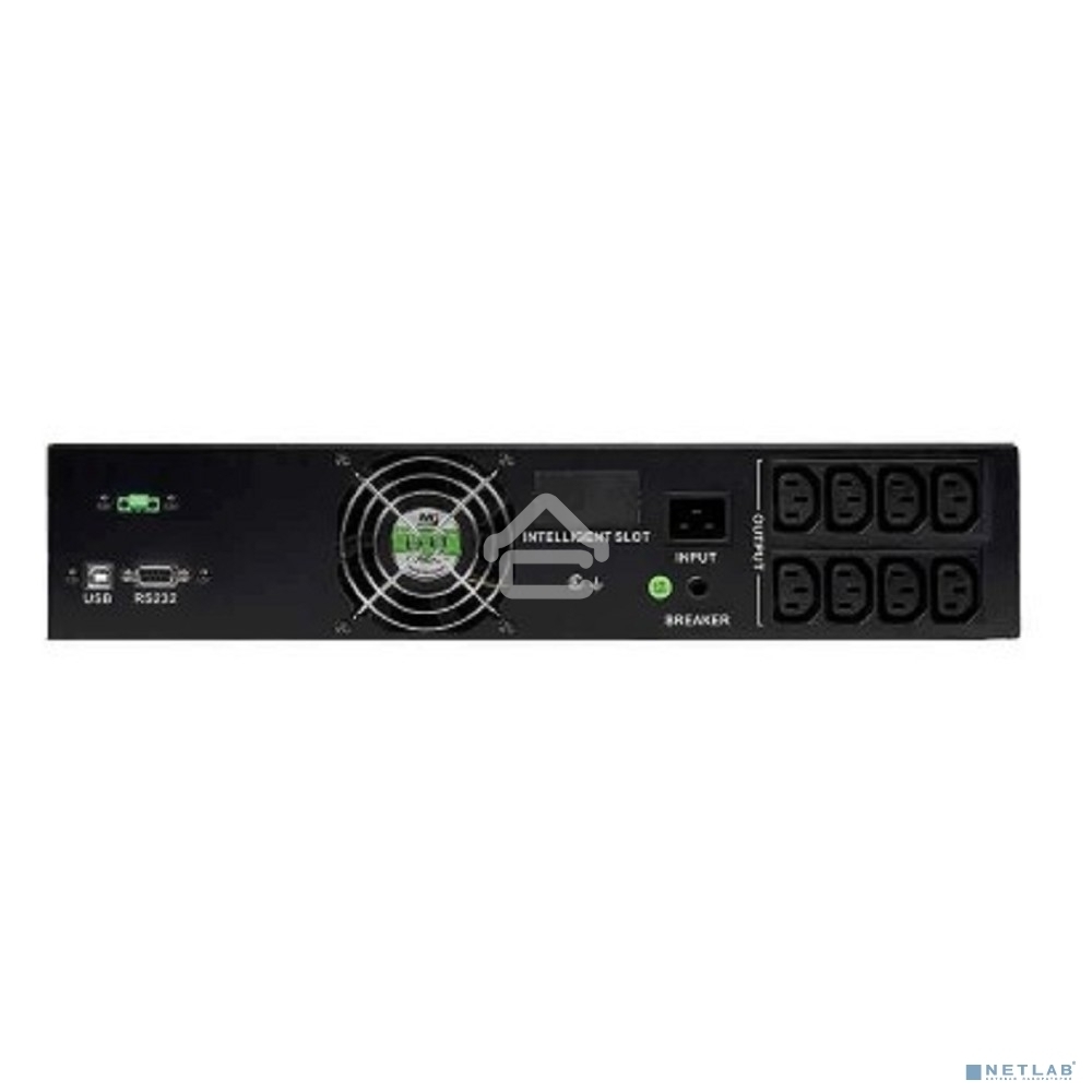 Источник бесперебойного питания Systeme Electriс Smart-Save SMT, 3000VA/1800W, RM 2U, Line-Interactive, LCD, Out: 230V 8xC13, SNMP Intelligent Slot, USB, RS-232