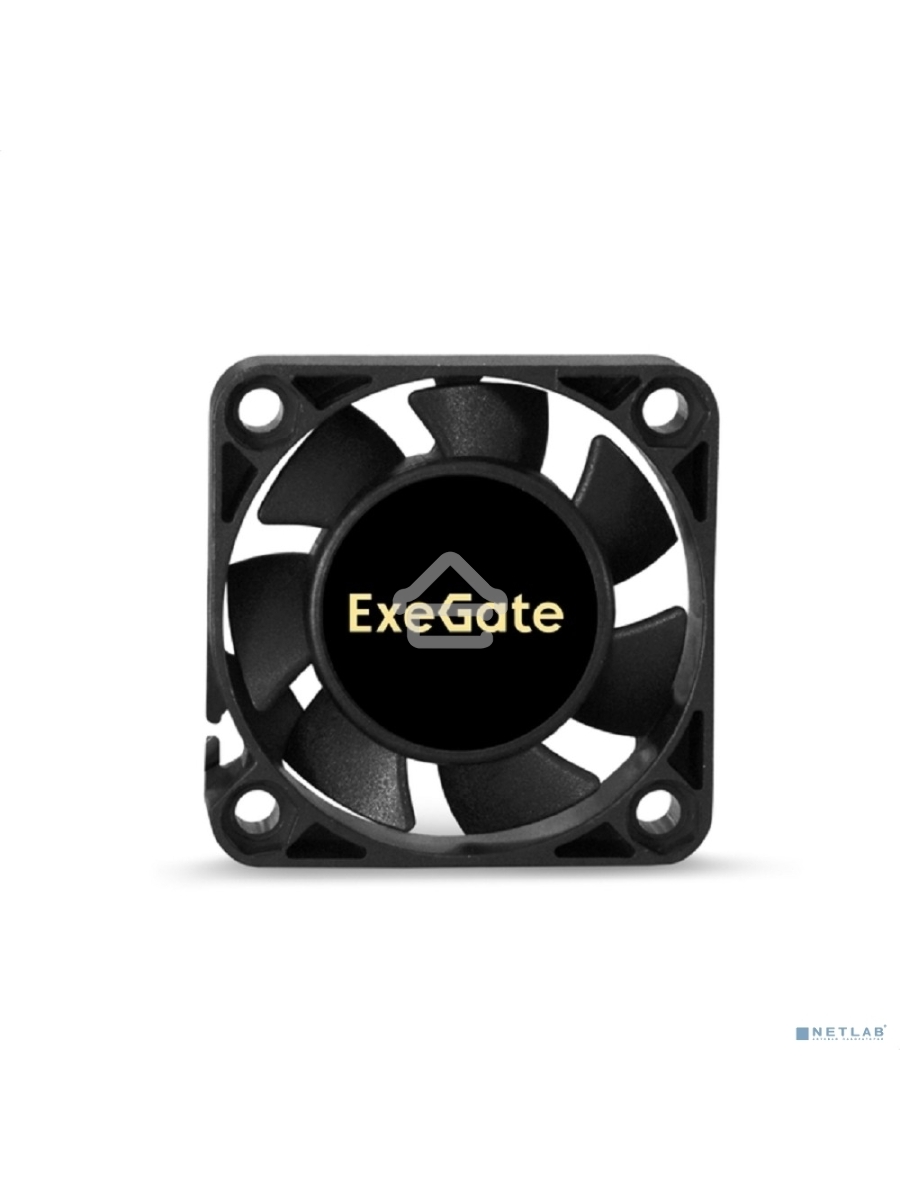 Вентилятор для корпуса ExeGate EX04010S2P черный, 40 мм, 5000 об/мин, 24 дБ, 2 pin