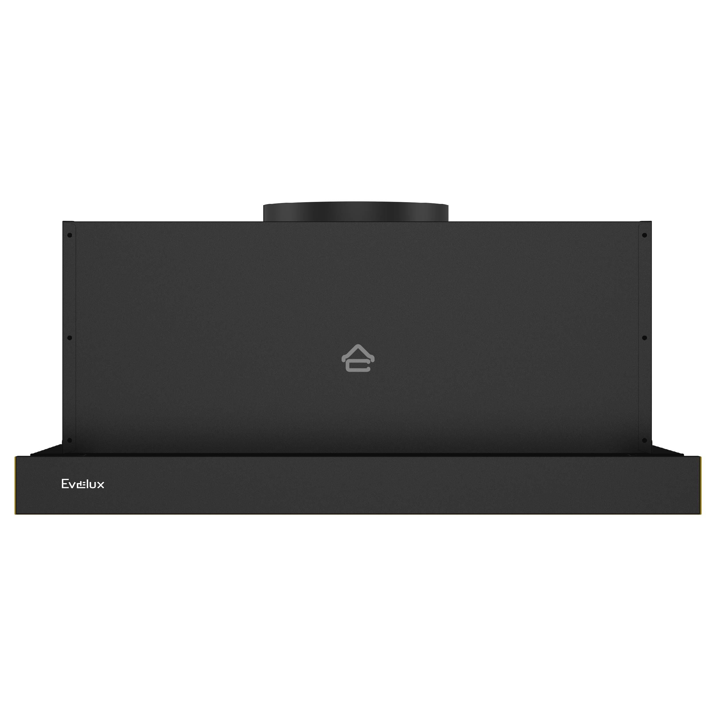 Вытяжка телескопическая TEL 50 B черный, 50 см, 710 куб. м/ч, 47 дБ