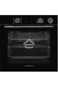 Электрический духовой шкаф Kuppersberg KSO 610 B 60 см, 80 л, High-Tech, 10 режимов, ПАР, Soft Close, телескопические направляющие, черный цвет