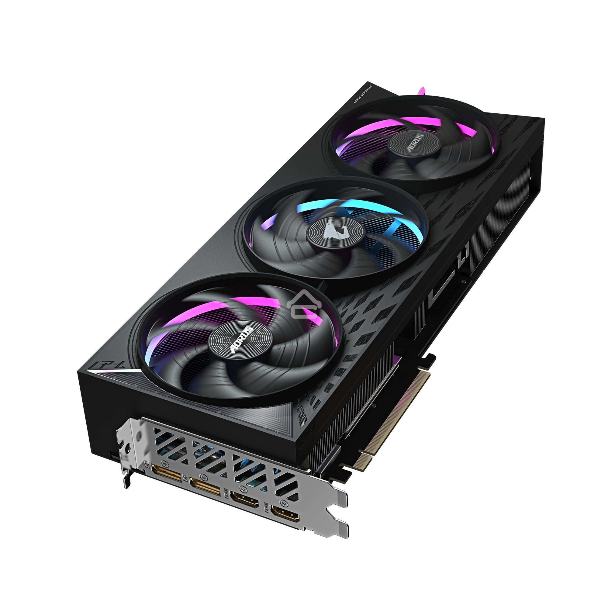 Видеокарта Gigabyte PCI-E GV-R9070XT AORUS E-16GD 1.0 AMD Radeon RX 9070XT 16Gb 256bit GDDR6 2175/20000 HDMIx2 DPx2 HDCP Ret