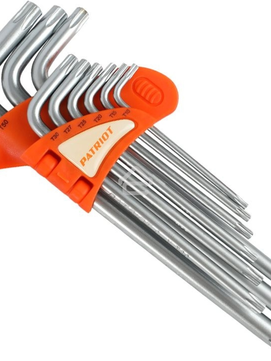 Набор ключей PATRIOT SKТ-9L, TORX, длинные, T10-T50, CRV, 9 шт