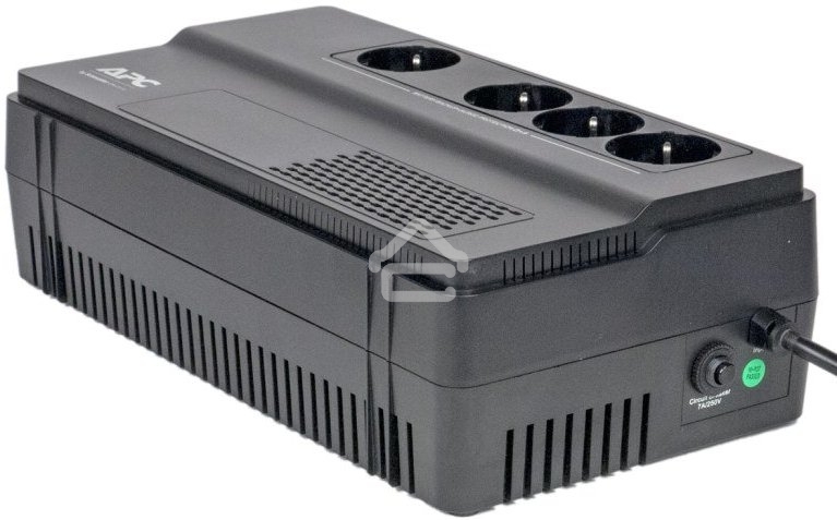 Источник бесперебойного питания APC Back-UPS BV1000I-GR 600Вт 1000ВА черный