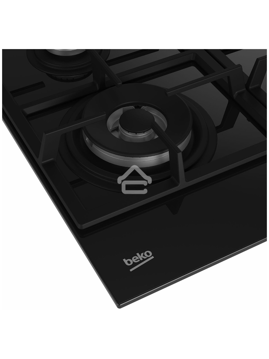 Встраиваемая газовая варочная поверхность Beko HILW 64225 S, Черный