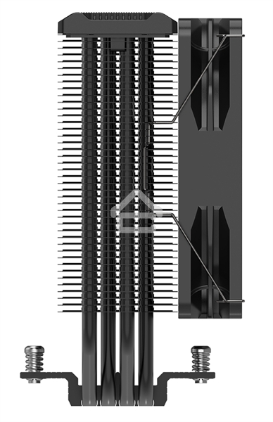 Кулер PCCooler Paladin EX400S черный 120мм алюминий+медь 1800rpm 28.6db 4-pin 180W 157мм