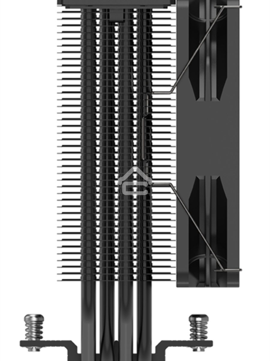 Кулер PCCooler Paladin EX400S черный 120мм алюминий+медь 1800rpm 28.6db 4-pin 180W 157мм