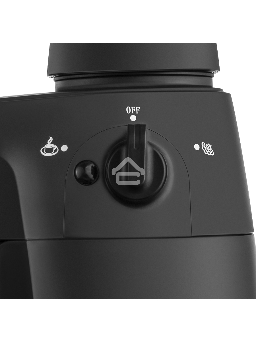 Кофемашина рожковая Maunfeld MF-733BK чёрный, исп. кофе - молотый, 0.24 л, 870 Вт, 4 бар.
