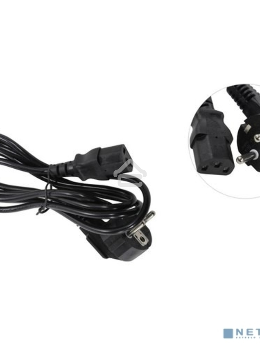 Кабель питания ExeGate Power PC-1,8P (Евровилка угловая Schuko->С13) VDE-250V-3*0.5-CU, 6A, 1.8м