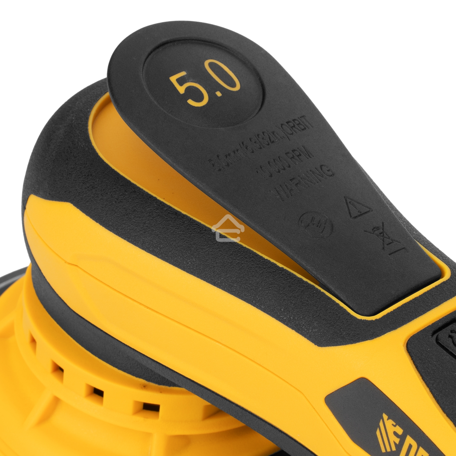 Эксцентриковая шлифовальная машина бесщеточная Denzel OS-150-BL, 350 Вт, 4000-10000 об/мин