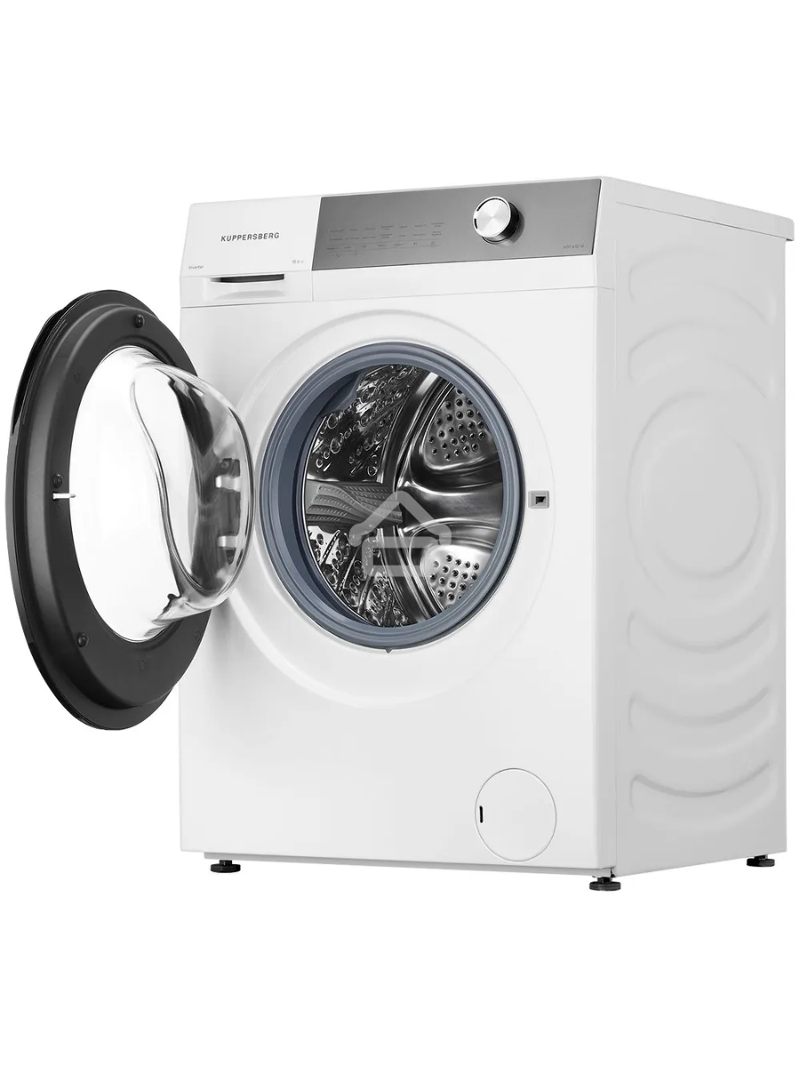Стиральная машина Kuppersberg WM 610 W, High-Tech, загрузка 10.5 кг, 14 программ, 1400 об/мин. сенсорное/механическое управление, инверторный двигатель, функция пара, отложенный старт, самодиагностика, блокировка от детей, энергоэффективность А+++, цвет б