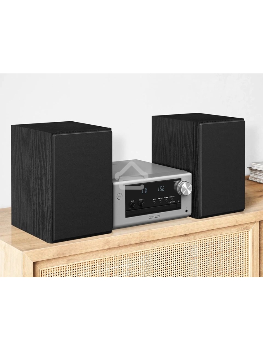 Микросистема Panasonic SC-PM700EE-S серебристый 80Вт CD CDRW FM USB BT