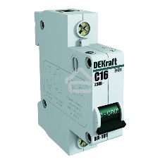 Выключатель автоматический DEKraft 1п C 16А 4.5кА ВА-101 11054DEK