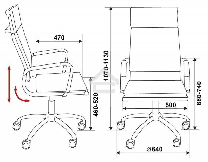 Кресло руководителя Бюрократ CH-993/ivory слоновая кость, искусственная кожа, крестовина хромированная
