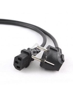 Кабель питания Cablexpert PC-186-1-10M, 10м, Schuko- C13, 3x1кв.мм, черный, с заземлением, пакет