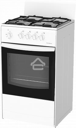 Плита газовая Darina S4 GM 441 101 белый, конфорок 4 шт, духовка 50 л, 50 см x 85 см x 51 см