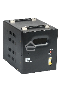Стабилизатор напряжения IEK Expand 5кВА однофазный черный (IVS21-1-005-11)