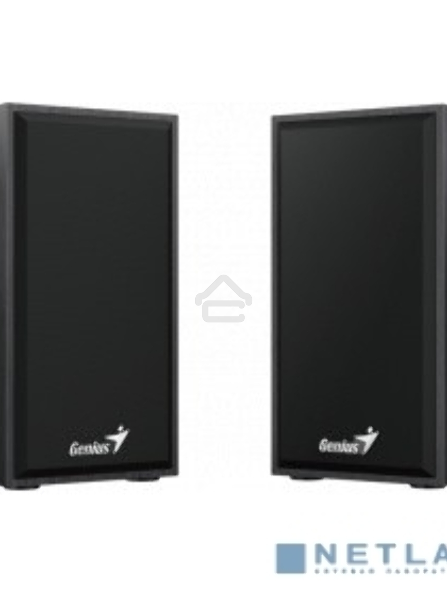 Колонки Genius SP-HF180, 2.0, 2 x 3W, USB-power, Black
