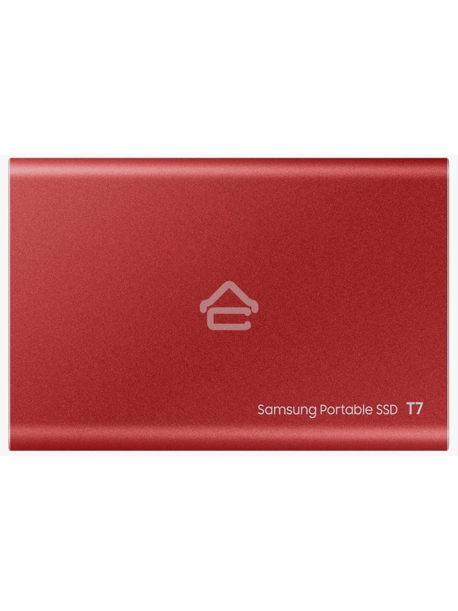 Твердотельный накопитель Samsung SSD 2TB T7, USB Type-C, R/W 1000/1050MB/s, красный
