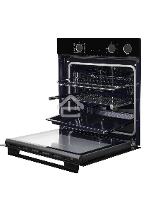 Электрический духовой шкаф Kuppersberg KSO 610 B 60 см, 80 л, High-Tech, 10 режимов, ПАР, Soft Close, телескопические направляющие, черный цвет