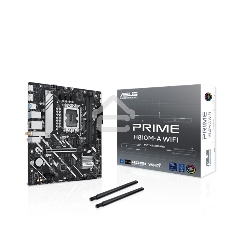 Материнская плата ASUS PRIME H810M-A WIFI, LGA 1851, Intel H810, 2xDDR5, 4xSATA, 2xM.2, 1xPCIe 4.0 x16, 1xPCIe x1, 1xDP, 1xHDMI, 1x1Gb LAN, Wi-Fi, 4xUSB 2.0, 2xUSB 3.2 Gen 2, 3x3.5 мм, 7.1, Micro-ATX