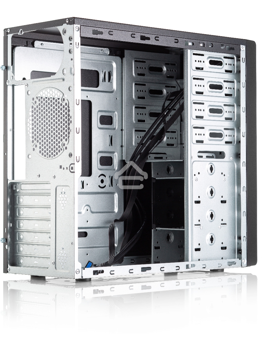 Компьютерный корпус Case Foxline FL-886 ATX case, black, w/o PSU, w/2xUSB3.0, w/o pwrcord, w/o FAN