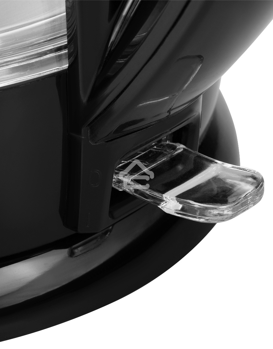 Чайник электрический Hyundai HYK-G2011 1.7 л, 2200 Вт, черный (корпус: стекло)